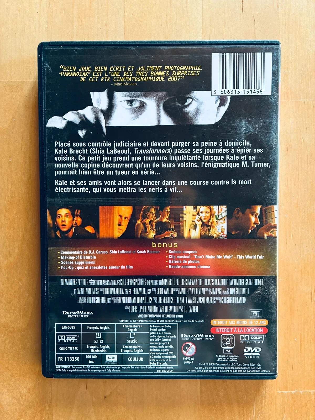 Paranoïak DVD. – photo 3
